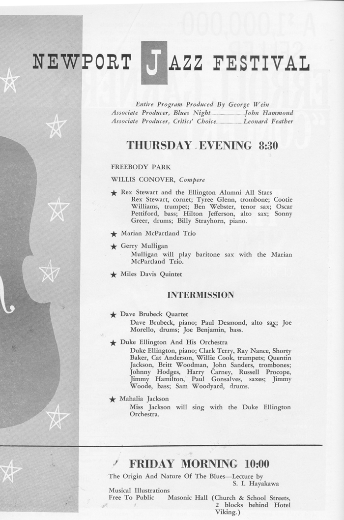 Newport Jazz Festival 1958